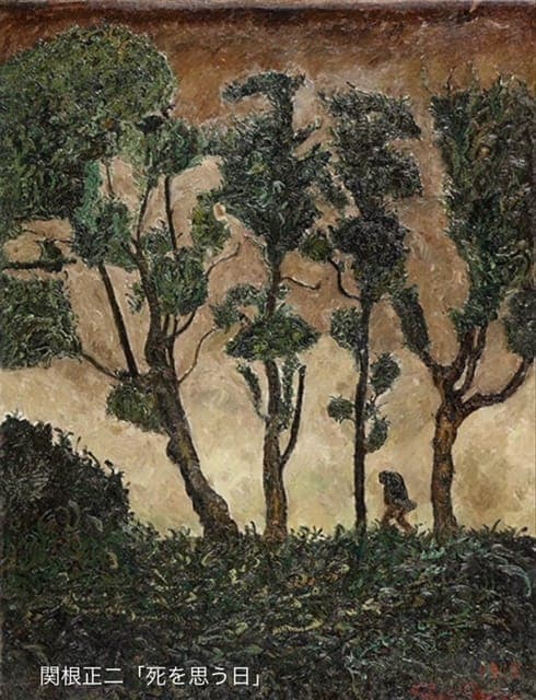 関根正二の絵画についての新聞記事